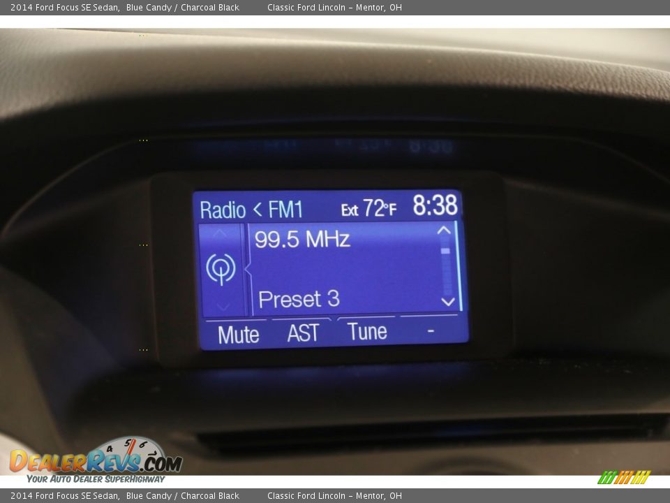 2014 Ford Focus SE Sedan Blue Candy / Charcoal Black Photo #9