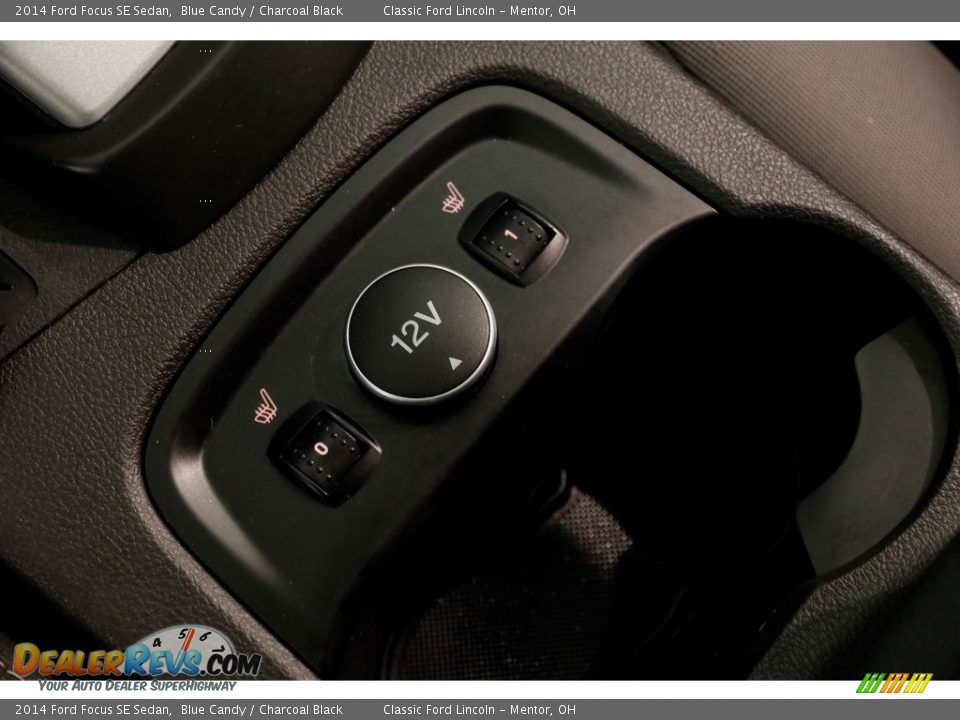 2014 Ford Focus SE Sedan Blue Candy / Charcoal Black Photo #12