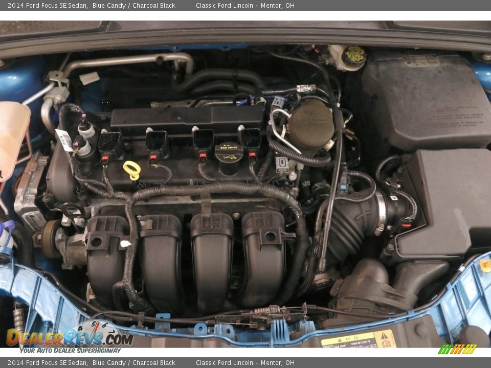 2014 Ford Focus SE Sedan Blue Candy / Charcoal Black Photo #17