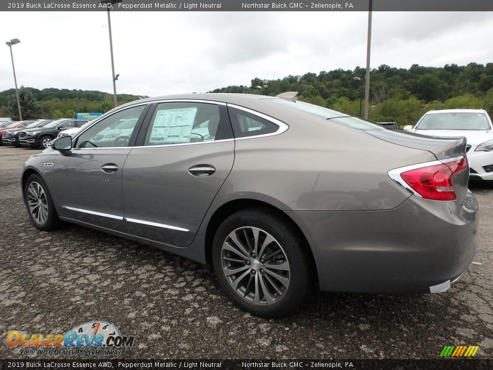 2019 Buick LaCrosse Essence AWD Pepperdust Metallic / Light Neutral Photo #7
