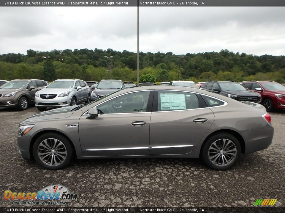 2019 Buick LaCrosse Essence AWD Pepperdust Metallic / Light Neutral Photo #8