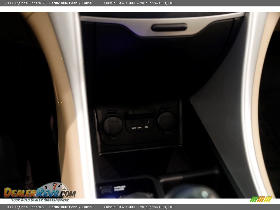 2011 Hyundai Sonata SE Pacific Blue Pearl / Camel Photo #16