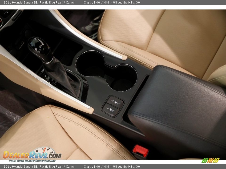 2011 Hyundai Sonata SE Pacific Blue Pearl / Camel Photo #19