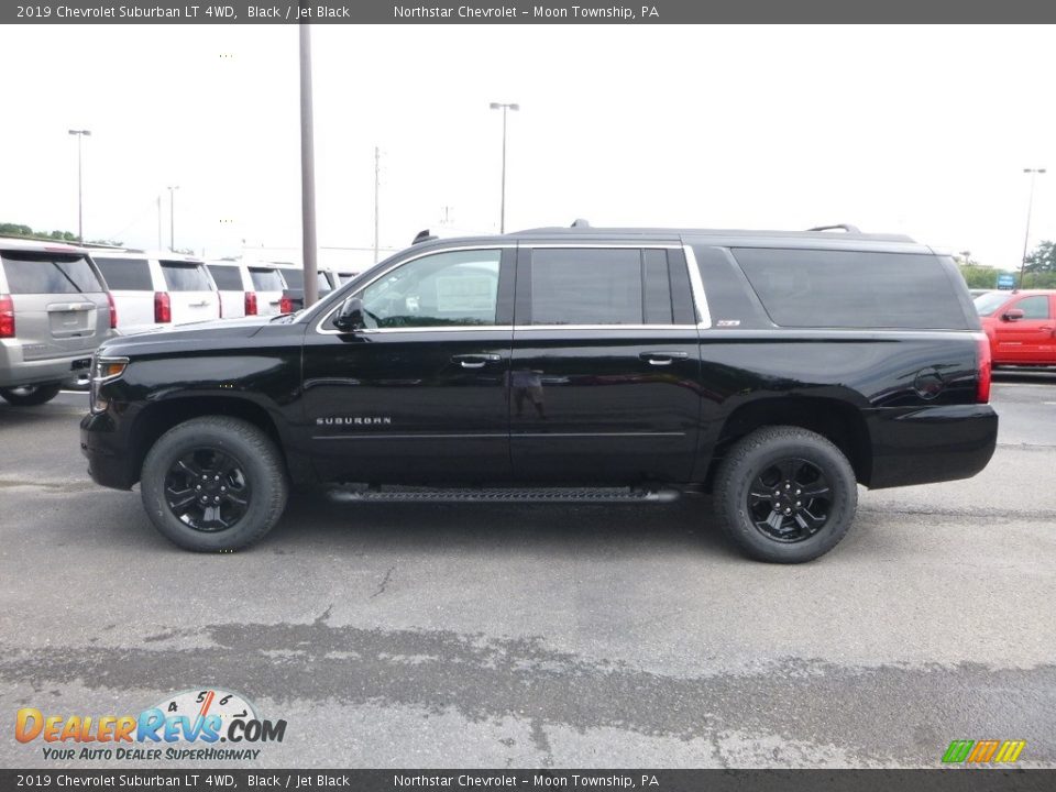 2019 Chevrolet Suburban LT 4WD Black / Jet Black Photo #2