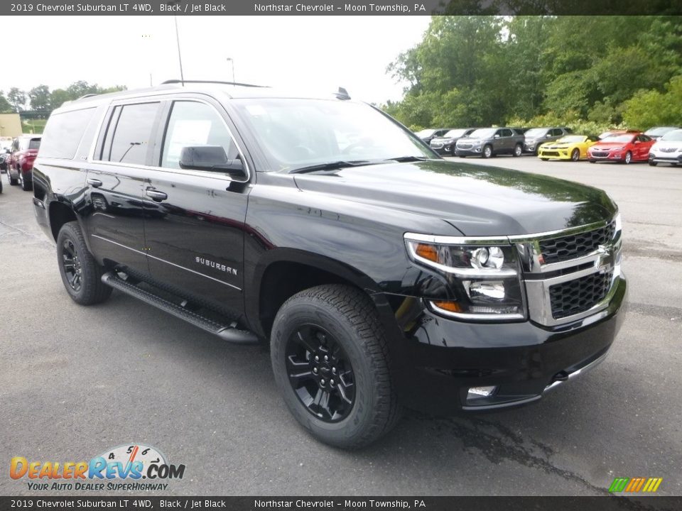 2019 Chevrolet Suburban LT 4WD Black / Jet Black Photo #7