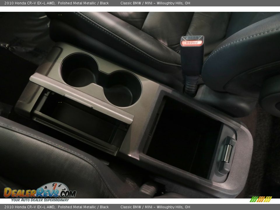 2010 Honda CR-V EX-L AWD Polished Metal Metallic / Black Photo #11