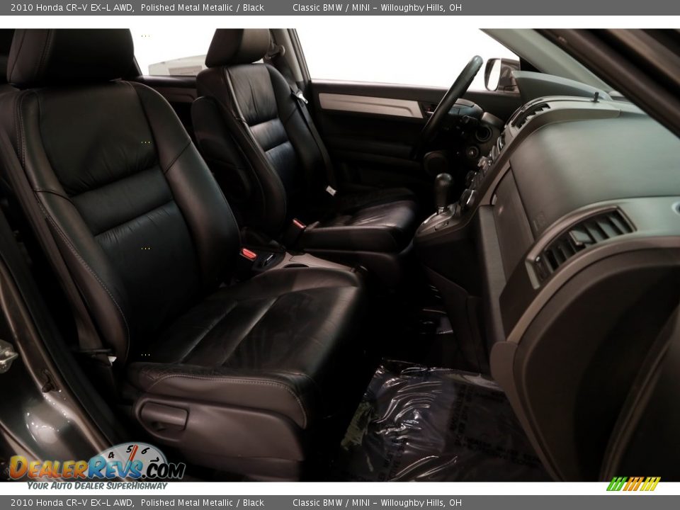 2010 Honda CR-V EX-L AWD Polished Metal Metallic / Black Photo #12