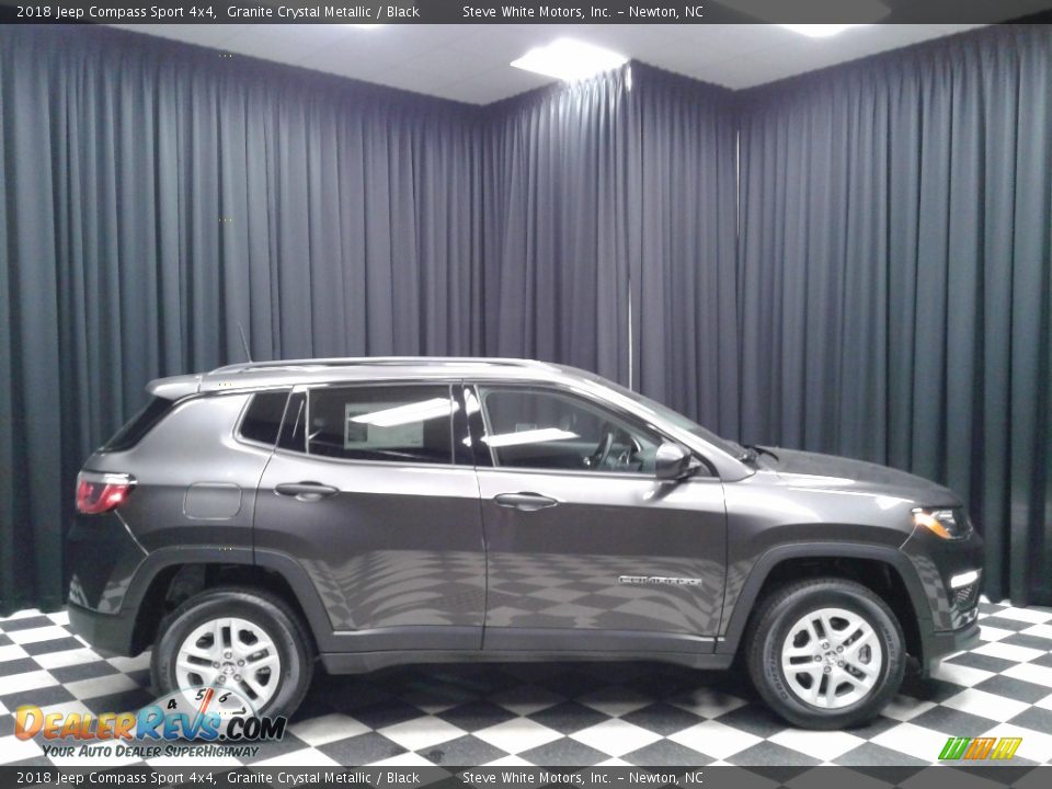 2018 Jeep Compass Sport 4x4 Granite Crystal Metallic / Black Photo #5