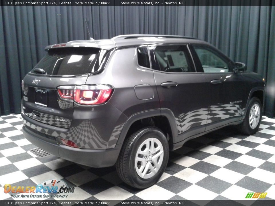 2018 Jeep Compass Sport 4x4 Granite Crystal Metallic / Black Photo #6