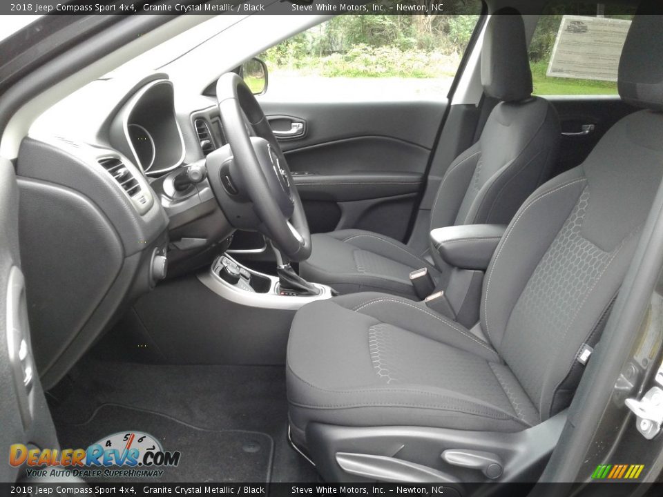 2018 Jeep Compass Sport 4x4 Granite Crystal Metallic / Black Photo #10