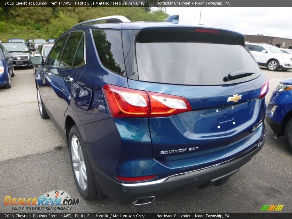 2019 Chevrolet Equinox Premier AWD Pacific Blue Metallic / Medium Ash Gray Photo #3