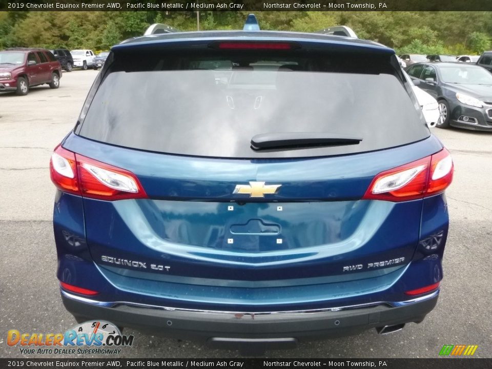2019 Chevrolet Equinox Premier AWD Pacific Blue Metallic / Medium Ash Gray Photo #4