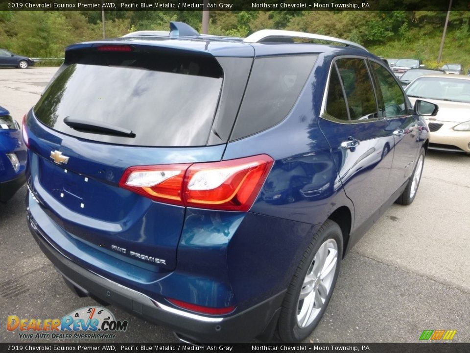 2019 Chevrolet Equinox Premier AWD Pacific Blue Metallic / Medium Ash Gray Photo #5
