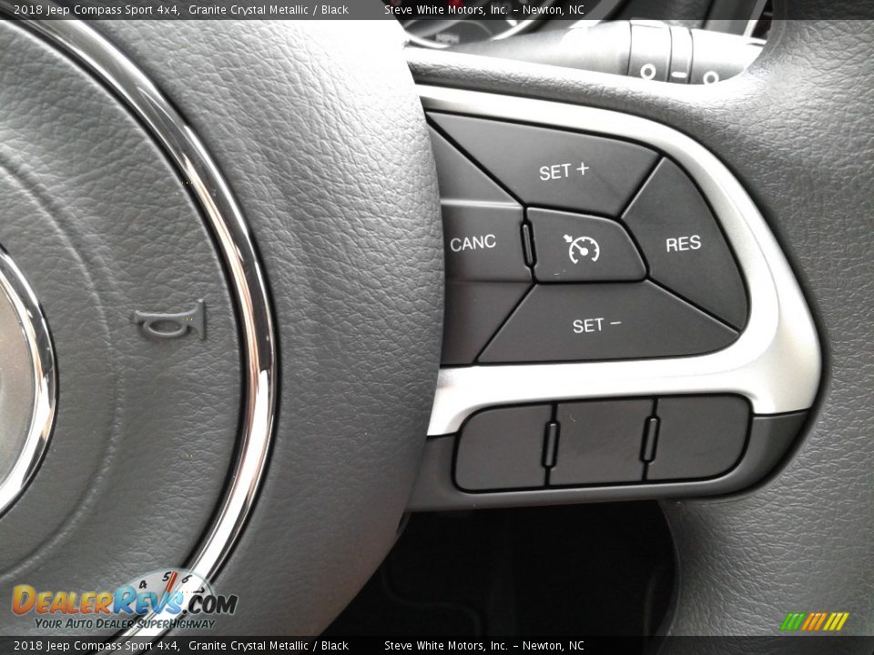 2018 Jeep Compass Sport 4x4 Granite Crystal Metallic / Black Photo #17