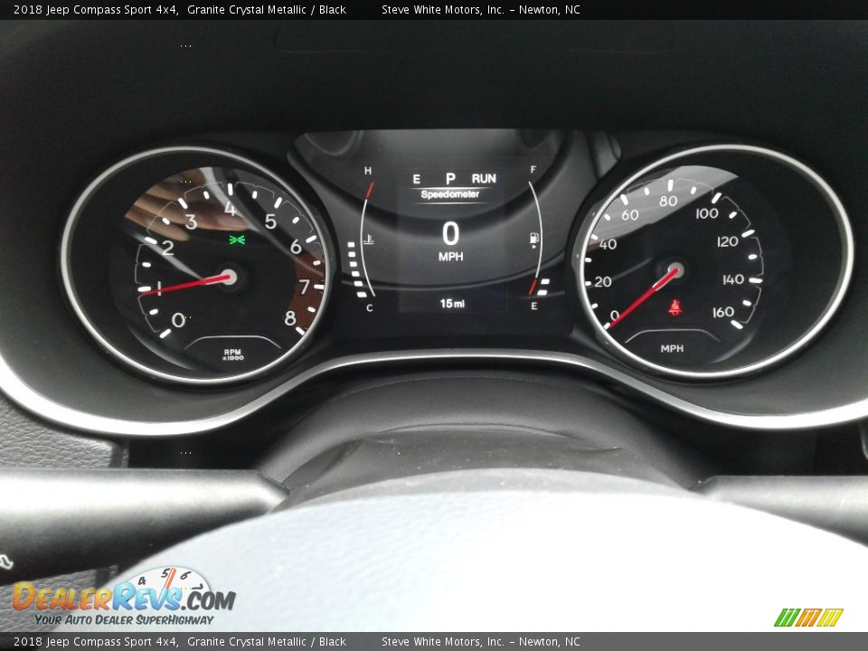 2018 Jeep Compass Sport 4x4 Granite Crystal Metallic / Black Photo #18