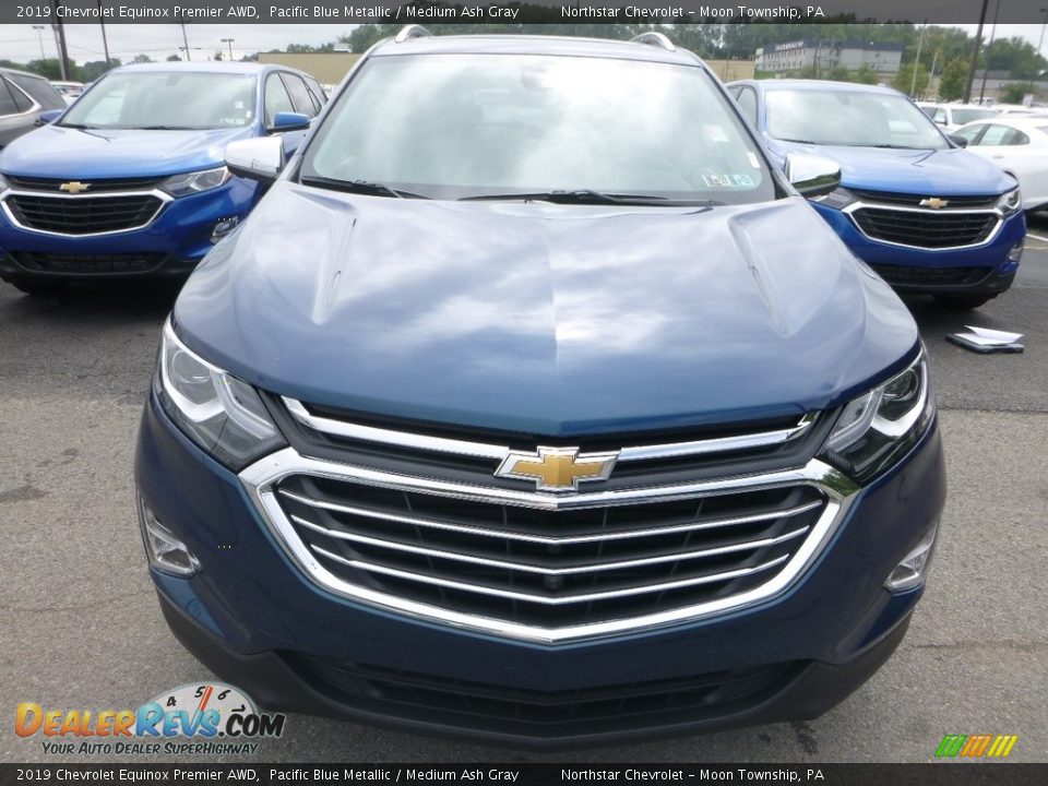 2019 Chevrolet Equinox Premier AWD Pacific Blue Metallic / Medium Ash Gray Photo #8