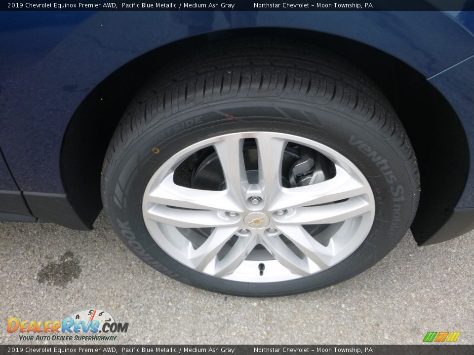 2019 Chevrolet Equinox Premier AWD Pacific Blue Metallic / Medium Ash Gray Photo #9