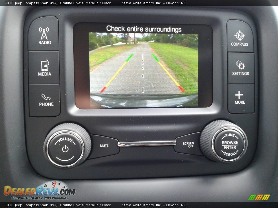 2018 Jeep Compass Sport 4x4 Granite Crystal Metallic / Black Photo #21