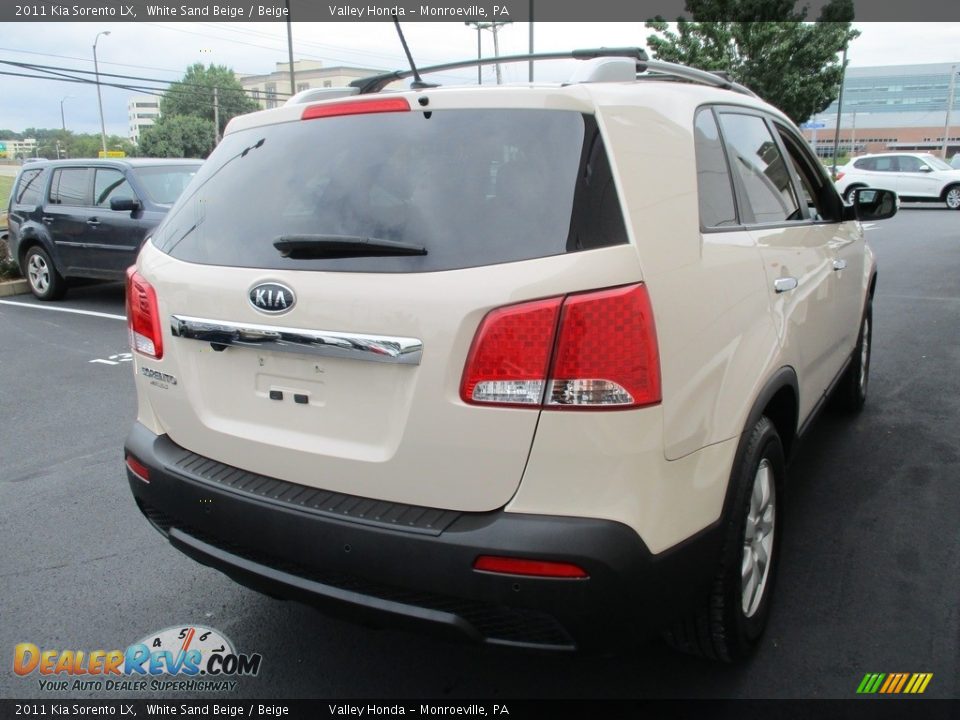 2011 Kia Sorento LX White Sand Beige / Beige Photo #5