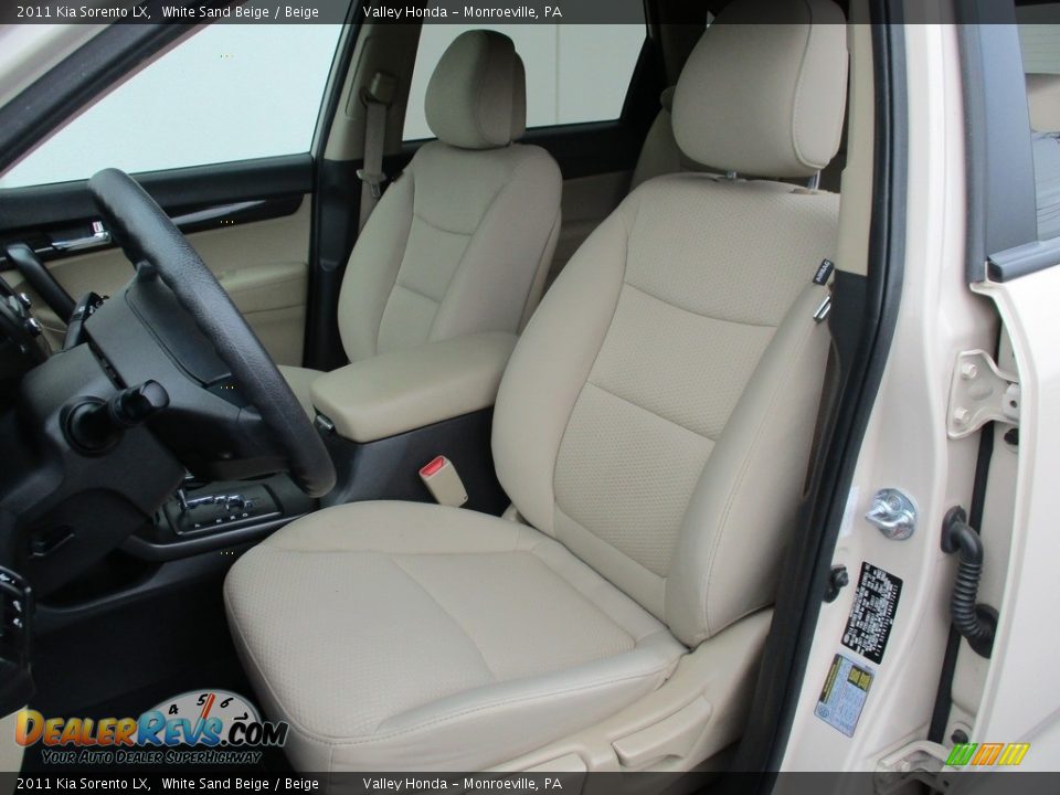 2011 Kia Sorento LX White Sand Beige / Beige Photo #11