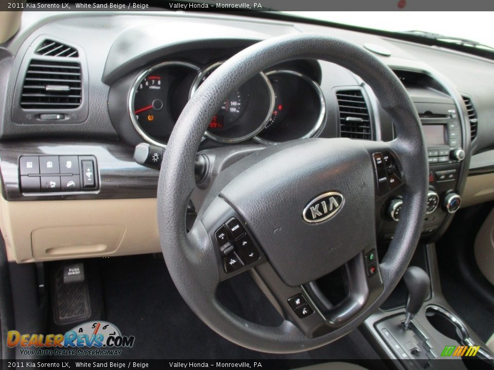 2011 Kia Sorento LX White Sand Beige / Beige Photo #13
