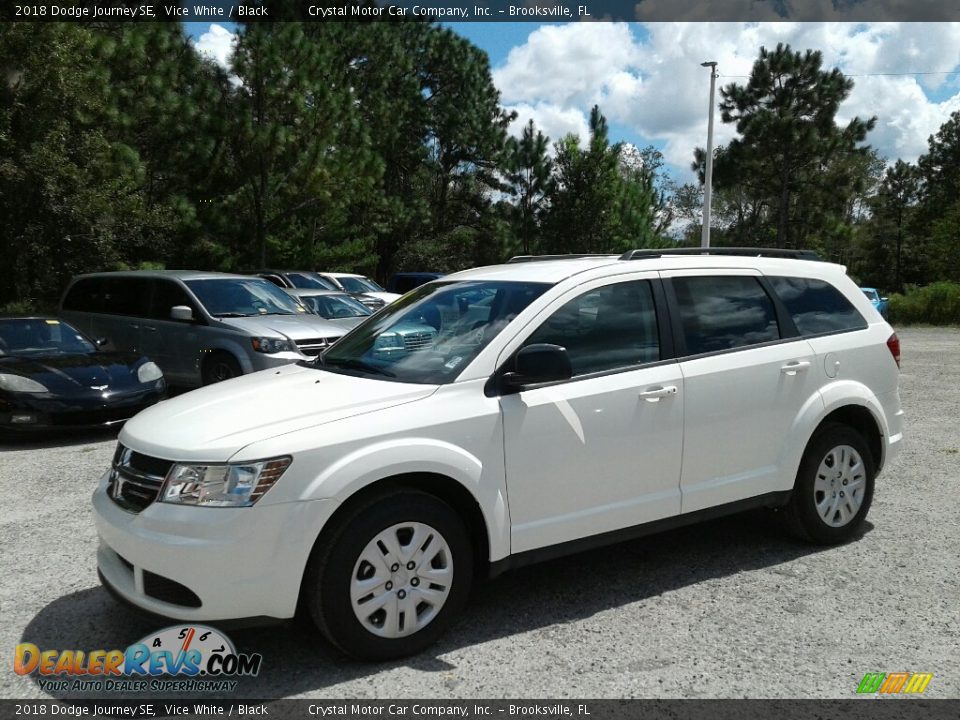 2018 Dodge Journey SE Vice White / Black Photo #1