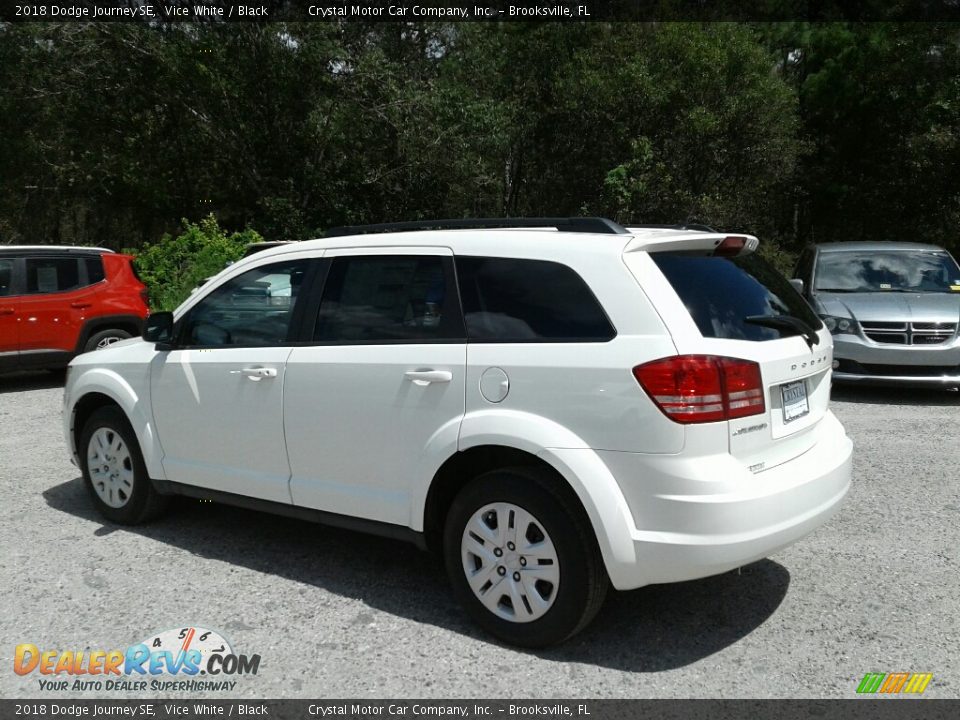 2018 Dodge Journey SE Vice White / Black Photo #3