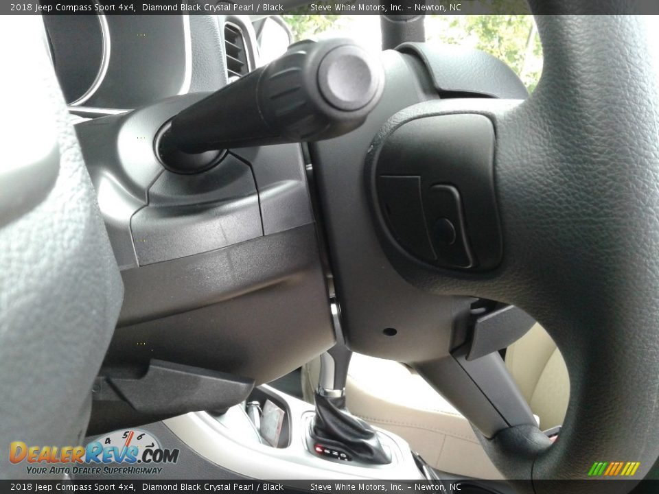 2018 Jeep Compass Sport 4x4 Diamond Black Crystal Pearl / Black Photo #15