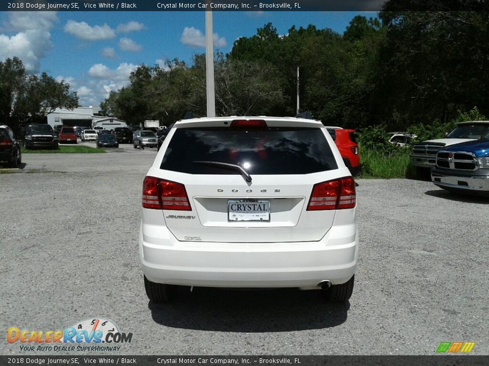 2018 Dodge Journey SE Vice White / Black Photo #4