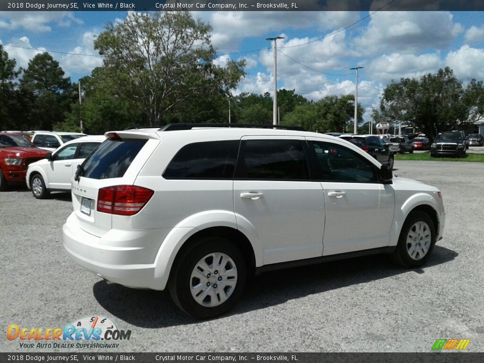 2018 Dodge Journey SE Vice White / Black Photo #5