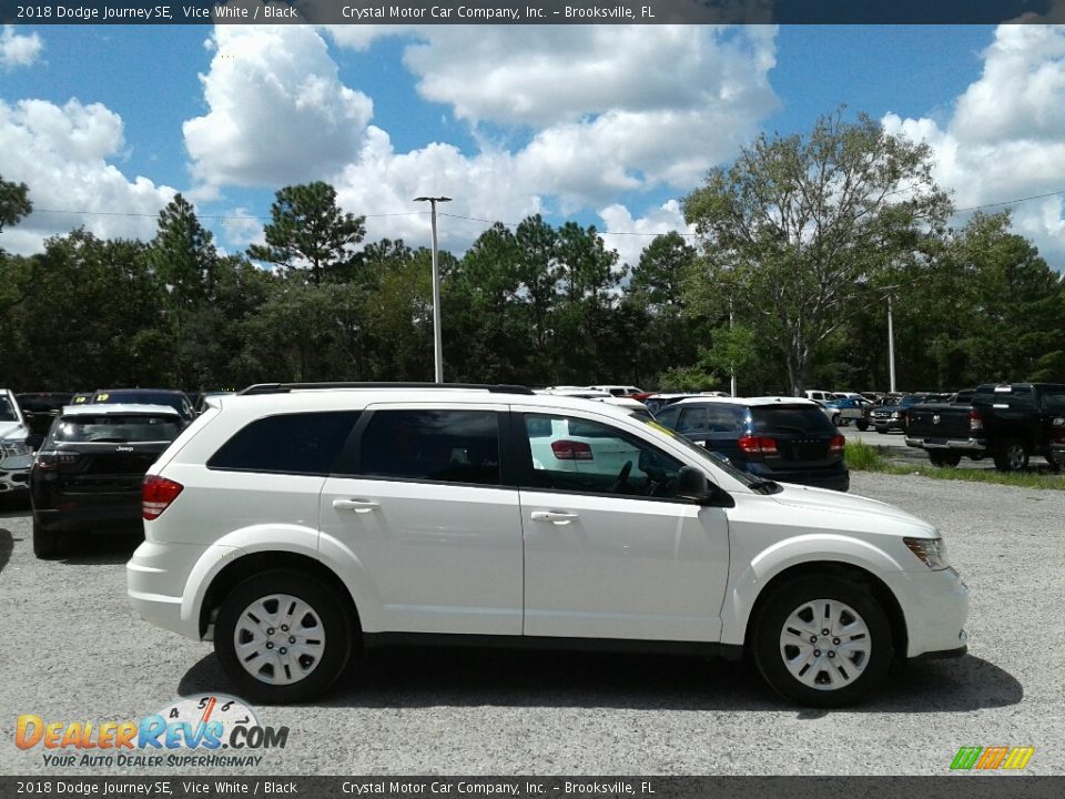 2018 Dodge Journey SE Vice White / Black Photo #6