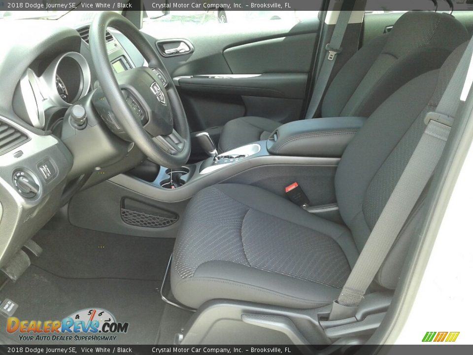 2018 Dodge Journey SE Vice White / Black Photo #9