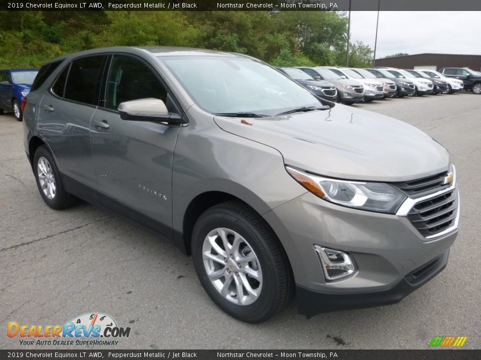 2019 Chevrolet Equinox LT AWD Pepperdust Metallic / Jet Black Photo #7