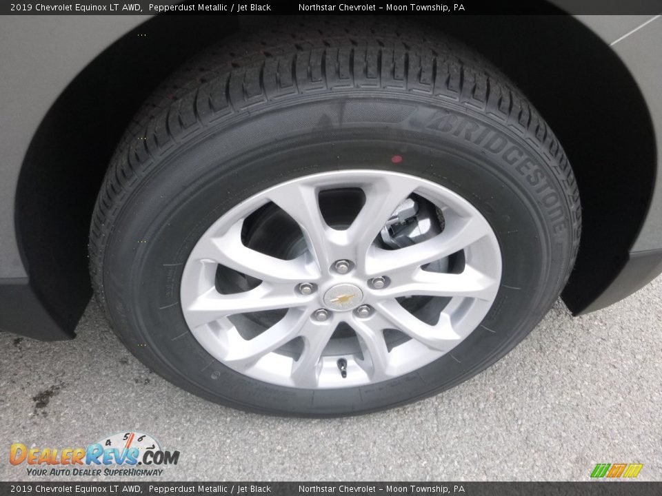 2019 Chevrolet Equinox LT AWD Pepperdust Metallic / Jet Black Photo #9