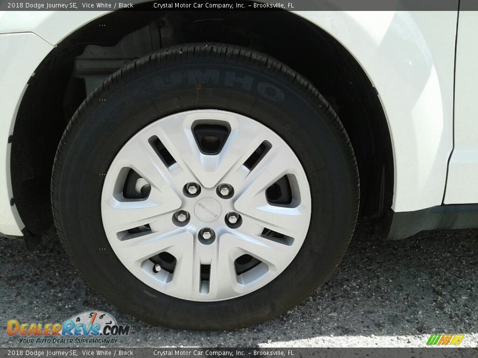2018 Dodge Journey SE Vice White / Black Photo #20