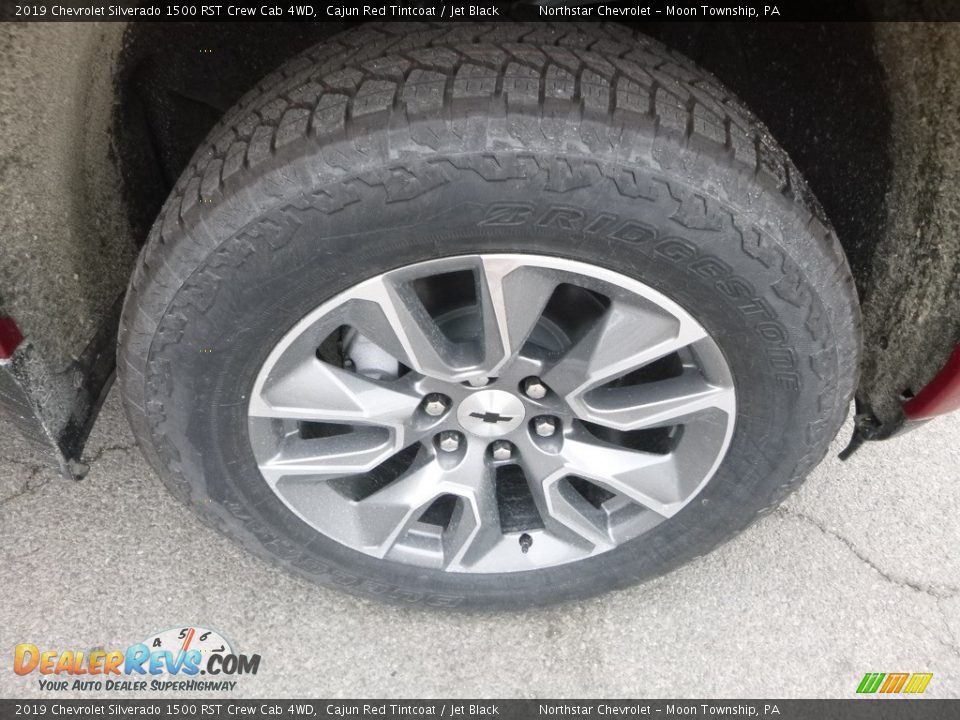 2019 Chevrolet Silverado 1500 RST Crew Cab 4WD Cajun Red Tintcoat / Jet Black Photo #9