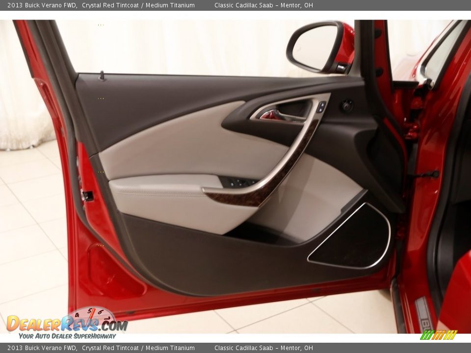 2013 Buick Verano FWD Crystal Red Tintcoat / Medium Titanium Photo #4