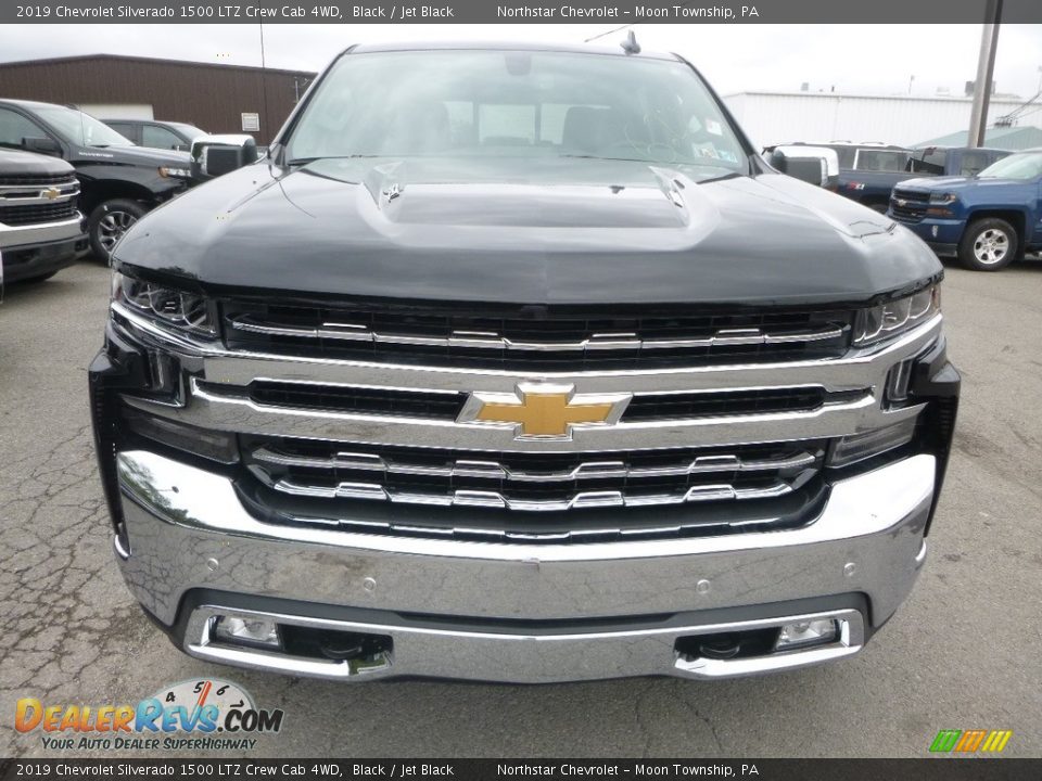 2019 Chevrolet Silverado 1500 LTZ Crew Cab 4WD Black / Jet Black Photo #7