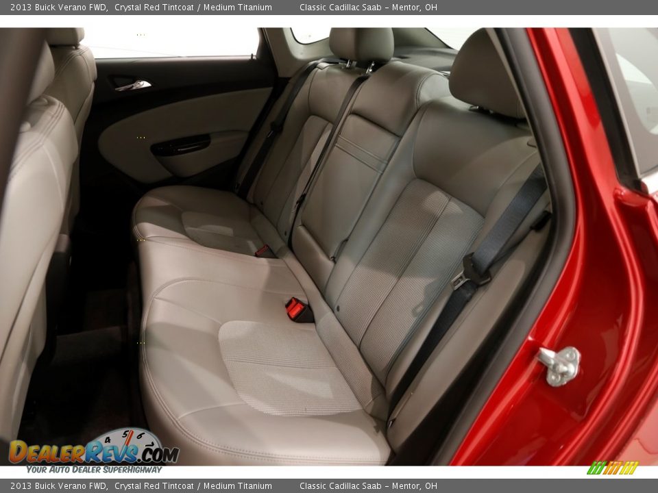 2013 Buick Verano FWD Crystal Red Tintcoat / Medium Titanium Photo #16