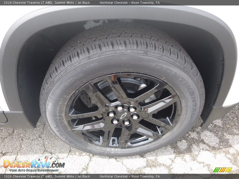 2019 Chevrolet Traverse LT AWD Summit White / Jet Black Photo #9