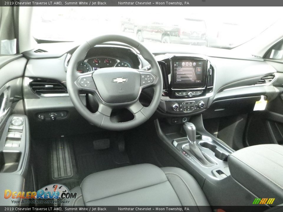 2019 Chevrolet Traverse LT AWD Summit White / Jet Black Photo #12