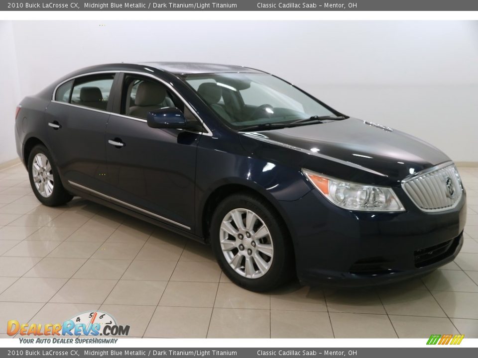 2010 Buick LaCrosse CX Midnight Blue Metallic / Dark Titanium/Light Titanium Photo #1