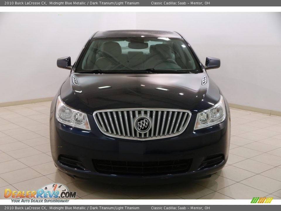 2010 Buick LaCrosse CX Midnight Blue Metallic / Dark Titanium/Light Titanium Photo #2