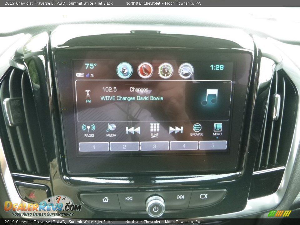 2019 Chevrolet Traverse LT AWD Summit White / Jet Black Photo #18