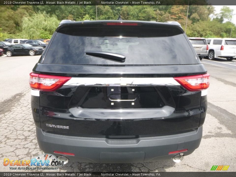 2019 Chevrolet Traverse LS Mosaic Black Metallic / Jet Black Photo #4