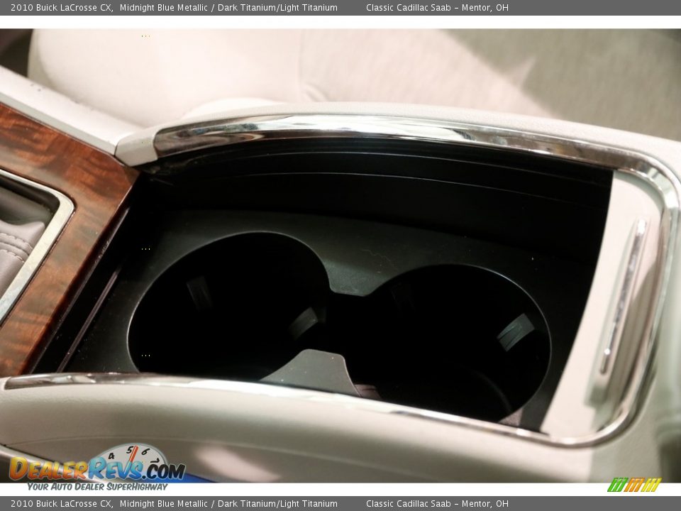 2010 Buick LaCrosse CX Midnight Blue Metallic / Dark Titanium/Light Titanium Photo #12