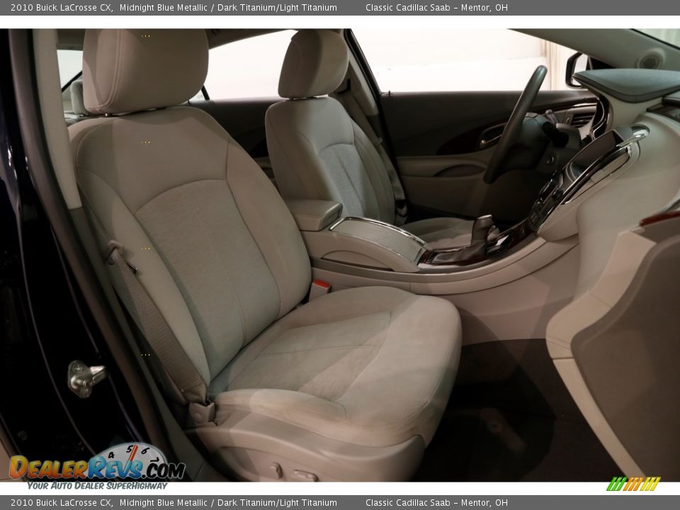 2010 Buick LaCrosse CX Midnight Blue Metallic / Dark Titanium/Light Titanium Photo #13