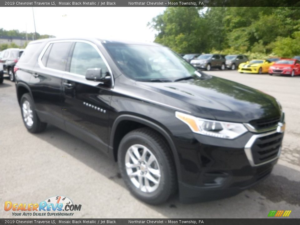 2019 Chevrolet Traverse LS Mosaic Black Metallic / Jet Black Photo #7