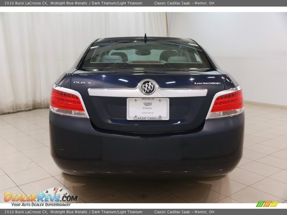 2010 Buick LaCrosse CX Midnight Blue Metallic / Dark Titanium/Light Titanium Photo #17