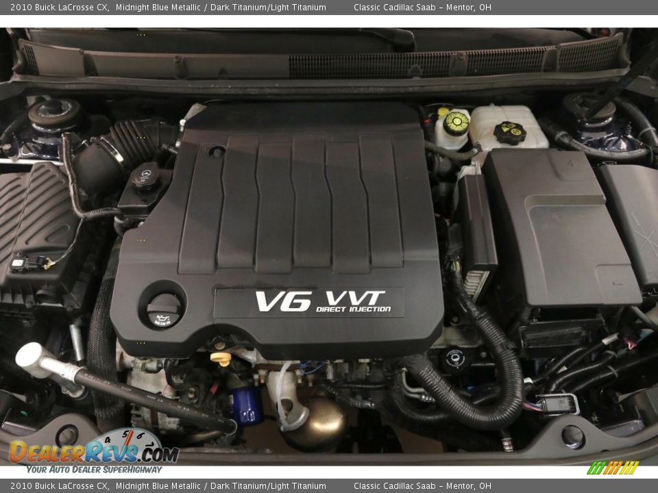 2010 Buick LaCrosse CX Midnight Blue Metallic / Dark Titanium/Light Titanium Photo #18